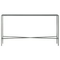 thumbnail image 3 of Henn&Hart 55" Gunmetal Gray Metal Console Table, 3 of 8