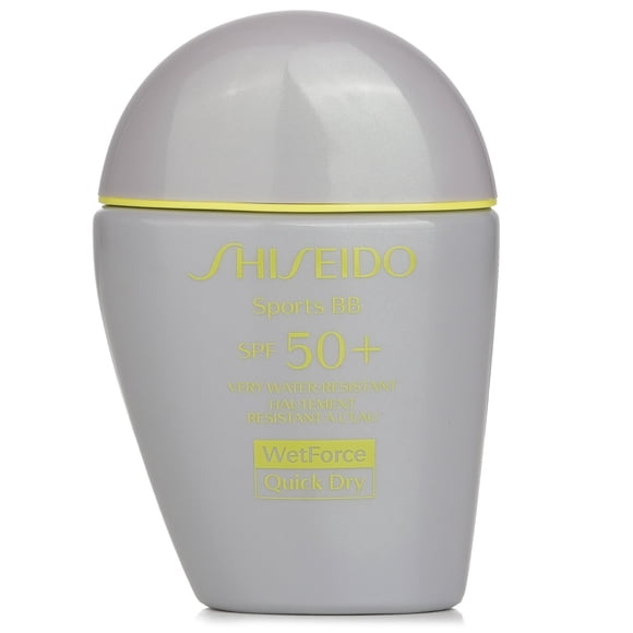 Protector solar Shiseido Sports BB SPF 50+, muy resistente al agua, 30 ml