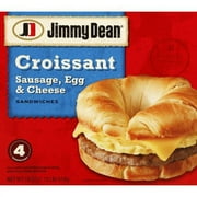 Jimmy Dean® Croissant Sausage, Egg & Cheese Sandwiches 18 oz. Box