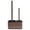 Bronze, variant on modern sleek toilet bowl brush and Toilet plunger combo - Black