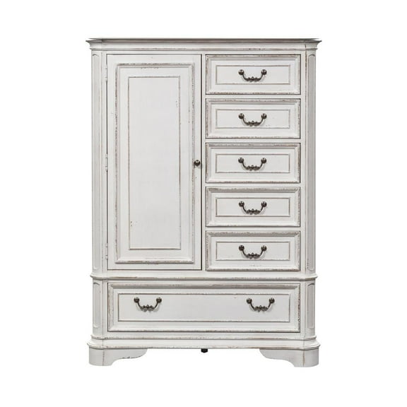 Liberty Furniture Magnolia Manor Master Chest in Antique White