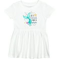 thumbnail image 3 of Inktastic Be a Mermaid Make a Splash Blue Mermaid Tail Girls Baby Dress, 3 of 5