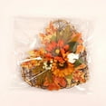 thumbnail image 5 of 11 Inch Maple Leaf Pumpkin Wreath, Artificial Maples Leaves Wreath with Pumpkins Pinecone Berry for Thanksgivings Halloween Decoration Indoor Outdoor, 5 of 8