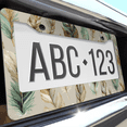 thumbnail image 6 of 1 Pcs Watercolor License Plate Frame, License Plate Cover for Car Decorative Parts, Aluminum License Plate Bracket Holder Rust-Proof Weather-Proof for US Standard Car, 6 of 9