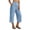 Light Blue, variant on Wide Leg Capri Pants For Women Comfortable Casual Solid Color Capri Pants With Pockets Summer Beach Vacation Outfits with Pockets