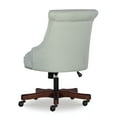 thumbnail image 3 of Linon Sinclair Manager's Chair with Adjustable Height & Swivel, 275 lb. Capacity, Mint Green, 3 of 7