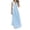 Sky Blue summer dresses for women, variant on Wycnly Summer Dresses for Women Casual Ruffle Sleeve Empire Waist Wedding Guest A Line Maxi Dresses 2025 Sleeveless V-Neck Solid Long Formal Dress Purple l
