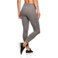 thumbnail image 3 of Reebok Womens Momentum Capri Compression Athletic Pants, Grey, Medium, 3 of 5