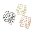 thumbnail image 5 of Memo Pad Holder Metal Mesh Note Storage Box Memo Pad Block Holder Desktop Notepads Holder Box for Office Desk 27x95x80mm, 5 of 16