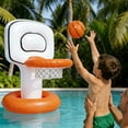 thumbnail image 1 of Basketball Toss Toy for Pool Party, Interactive Water Game for and Parents, Inflatable Floating Basketball Hoop Set, Portable Outdoor Summer Activity, 1 of 6