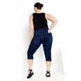 thumbnail image 2 of Avenue Women's Plus Size Pull On Cropped Denim Legging, 2 of 2