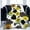 Cow Print Sunflower Cute Floral, variant on Autumn Sunflower Leaves Flower Blanket, Soft Blankets Flannel Bed Throw Cozy Lightweight Plush Gifts for Women Men Boys Girls Sofa Couch Bedroom Living Rooms Warm All Season, Home Decor, 80"x60"