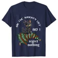 thumbnail image 3 of Camisetas con estampado de gato para mujer, ropa divertida de Navidad para amantes de los gatos, 3 of 5