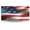 -, variant on American USA Wavy Flag Car Front License Plate Aluminum Metal Vanity Tag Novelty 6x12