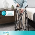 thumbnail image 3 of Andador plegable Stander Wonder Walker Lite, ligero y corto, ideal para adultos, personas mayores y ancianos. Andador de viaje compacto para movilidad. Andador estándar compacto sin ruedas. Rojo depor, 3 of 5