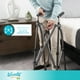 thumbnail image 3 of Andador Stander Wonder Walker Lite, ligero y plegable, para adultos, personas mayores y ancianos. Andador de viaje plegable para mayor movilidad. Andador estándar compacto sin ruedas. Blanco intenso., 3 of 5