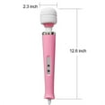 thumbnail image 5 of Dingrich Wand Massager, Handheld Electric Personal Powerful Wired Massager with 10 Vibration Modes for Neck Shoulder Back Body Massage Sports Recovery & Muscle Aches (Pink), 5 of 8