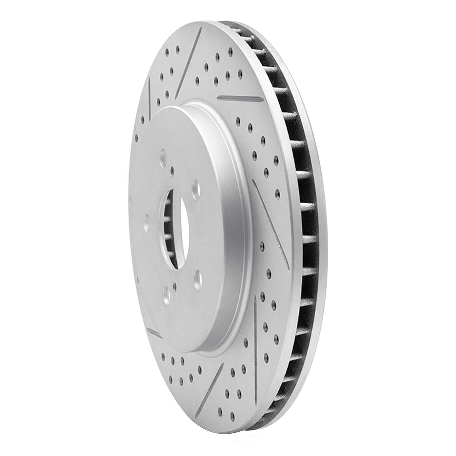 Dynamic Friction Company 830-76129L DFC Geoperformance Rotor - Drilled and Slotted