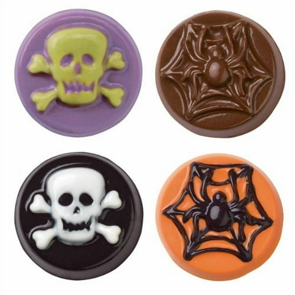 Wilton Skull & Scrolls Cookie Candy Mold