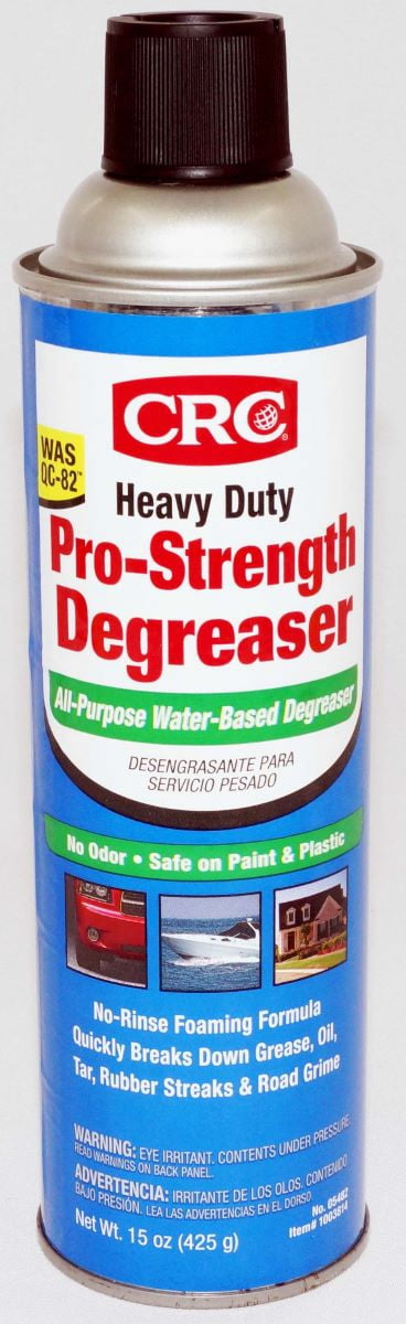 CRC QC-82 Foaming Water-Based Engine Degreaser Spray Bottle, 24 oz - Case of 12