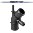 thumbnail image 7 of Unique Bargains 2pcs Engine Coolant Hose Connector for Audi TT 1.8L A/T Quattro Base Convertible 2004-2006 Black, 7 of 7