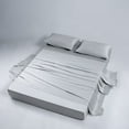 100 Organic Bamboo Sheets Queen Set 4 pcs Luxury Soft with 18 Inch
