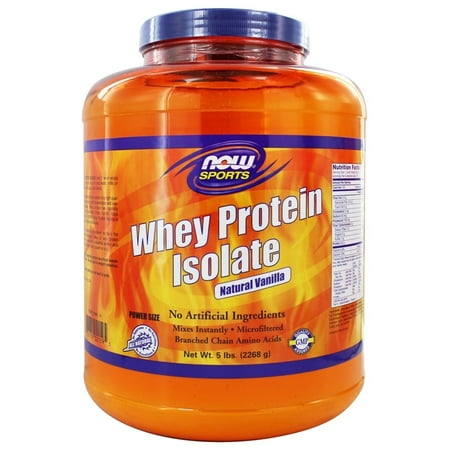 UPC 733739021595 product image for NOW Foods - Whey Protein Isolate Vanilla - 5 lbs. | upcitemdb.com