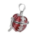 thumbnail image 4 of EHJRE Love Heart Pendant Urn Ash Holder Family Memorial Pendant Enamel Jewelry - Red, 4 of 8