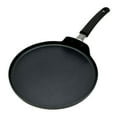 thumbnail image 1 of Starfrit La Forge Classic 9.5" Flat Tava Pan, Ideal for Thin Crepes, Dosas, Chapatis, Parathas and More, Non-Stick Forged Aluminum, Oven Safe, Black, 1 of 5