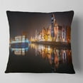 thumbnail image 2 of Designart Panorama of Gdansk Old Town - Landscape Photography Throw Pillow - 16x16, 2 of 5