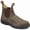 Brown, variant on Men's Chelsea Work Boots, Slip-On Ankle Boots, Elastic Sides with Pull Tabs, Non-Slip Rubber Sole, Durable & Casual Boots