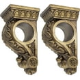 thumbnail image 3 of MERIVILLE Chatecu Drapery Sconce, Corbel Bracket, Drapery Scarf Swags, Wall Décor, Renaissance Gold,2Pcs, 3 of 5