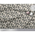 thumbnail image 2 of Soimoi Gray Moss Georgette Fabric Flower Floral Print Fabric by Yard 42 Inch Wide, 2 of 3