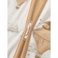thumbnail image 5 of WIBACKER 3-24M Bamboo Newborn Baby Convertible Footie Pajamas, Toddler Footed Zipper Sleeper for Infant Baby Boys - Hot Air Balloon, 5 of 9