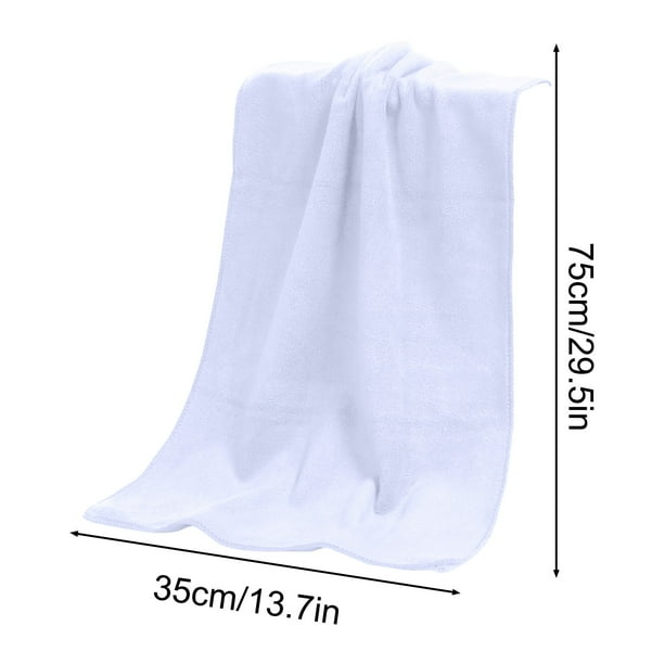 Toalla de baño de microfibra para cabello y cuerpo, de secado rápido, absorbente, para limpieza, suave, para el hogar, la cocina y el coche.