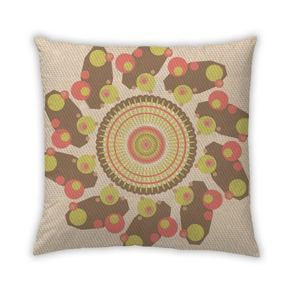 Ahgly Company Indoor Square Contemporary Throw Pillow, 18 inch by 18 inch