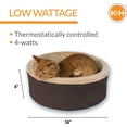 thumbnail image 2 of Thermo-Kitty Lit Chauffant pour Chat, 16 Pouces, Moka, 2 of 8