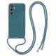 thumbnail image 1 of For Samsung Galaxy S23 Fe Case Fiber Lining Tpu Back Cover With Long Lanyard, 1 of 5
