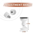 thumbnail image 5 of SNNROO 4pcs White Adjustable Threaded Bed Frame Anti-Shake Tool for Bed, Headboard Stoppers, Bedside Headboards Prevent loosening Anti-Shake Fixer, Easy Install (Upgrade Version, 5.9-6.7cm), 5 of 7