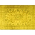 thumbnail image 1 of Ahgly Company Machine Washable Indoor Rectangle Persian Yellow Traditional Area Rugs, 2' x 4', 1 of 4
