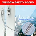 thumbnail image 4 of Kid Lock Window Restrictor Security Wire Pestillo para la mayoría de los tipos de ventanas y puertas, 4 of 8