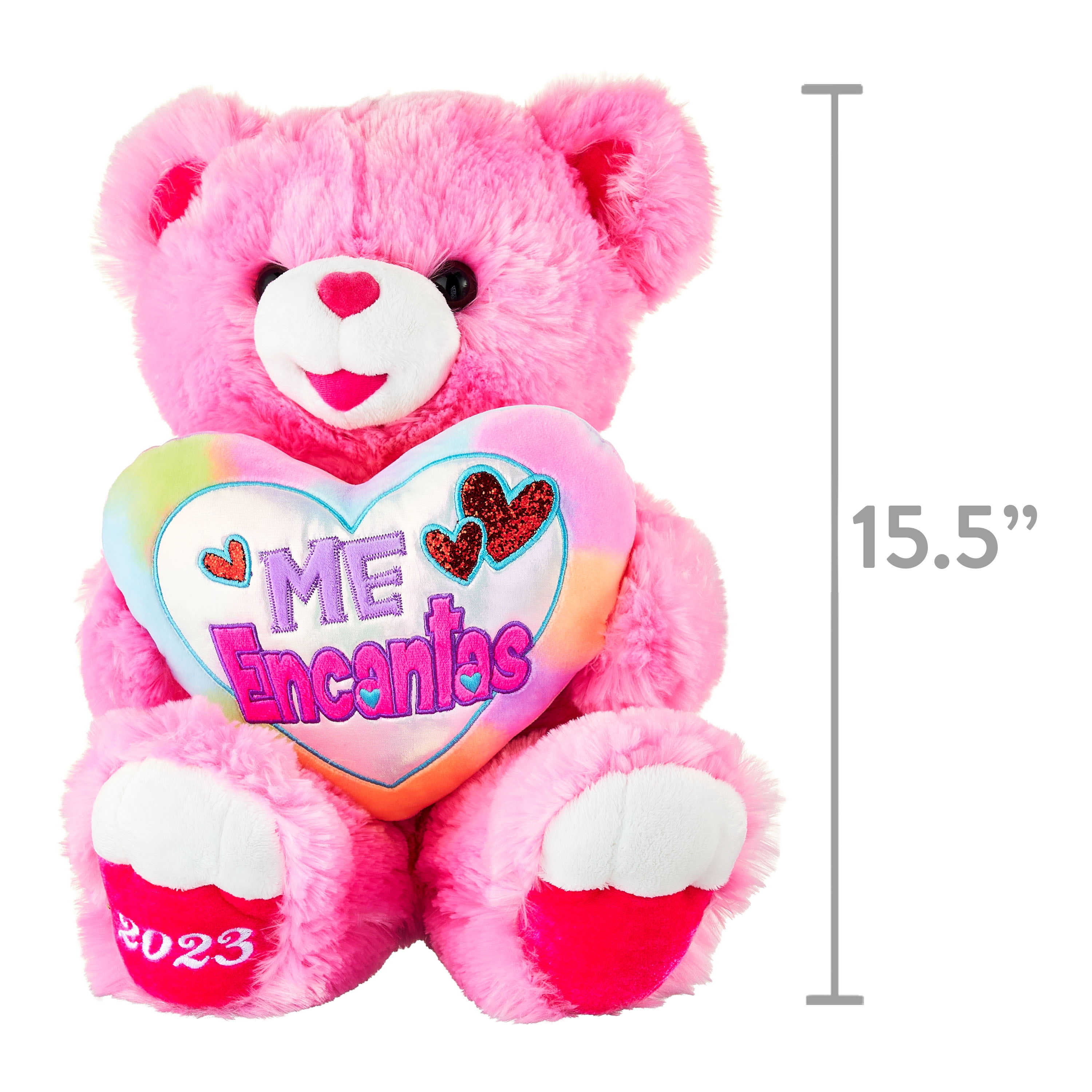 Way to Celebrate! Valentine's Day 15in Sweetheart Teddy Bear 2023, Brown 