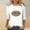 Game Day Shirts-White, variant on Gamivast Womens Tops Cute 3/4 Sleeve Game Day Football Sweatshirt Loose Fitted Drop Shoulder Crew Neck Going Out Shirts Fashion Superbowl Outfit 2026 S-5Xl