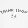 thumbnail image 3 of CafePress - Think Snow Long Sleeve T Shirt - Unisex Cotton Long Sleeve T-Shirt, 3 of 4