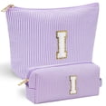 thumbnail image 1 of Regalos de cumpleaños YOOLIFE para mamás: bolsa de maquillaje ideal para mamás y maestras | Neceser de maquillaje personalizado con inicial para amigas, novias y esposas | Neceser de viaje para cosmét, 1 of 5