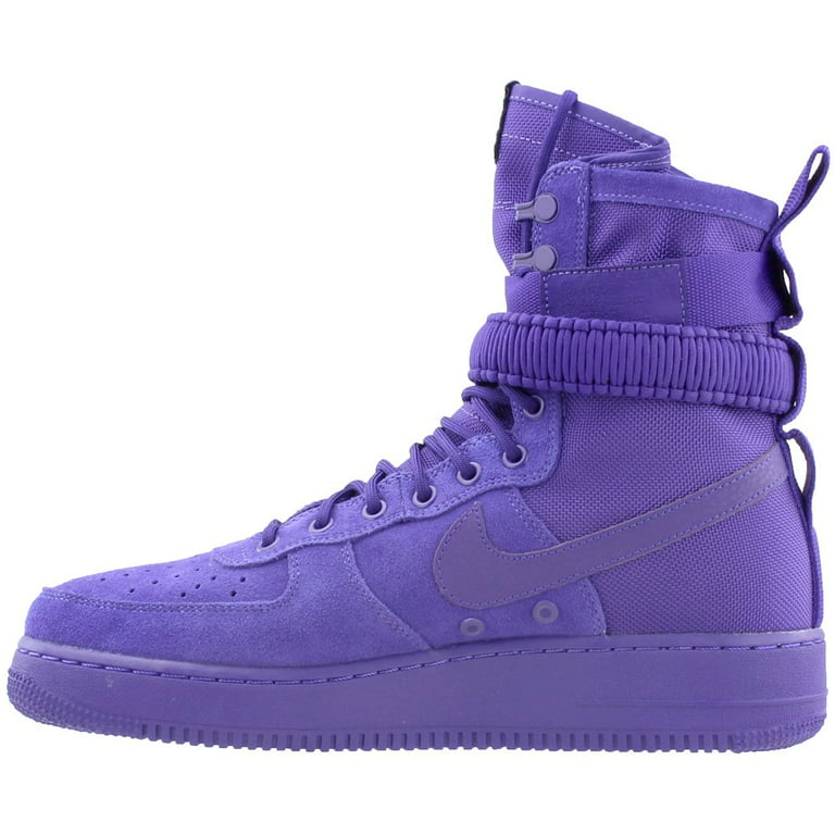 Nike Men's Sf Af1 Court Purple / Ankle-High Leather Women' - 10.5M