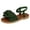 E, variant on Rokment Womens Bow Flat Dress Sandals Beach Summer Comfortable Stylish Casual Bowknot Low Heel Open Toe Slingback Sandals for Vacation Walking A Size 6