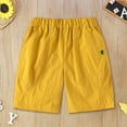 thumbnail image 2 of Kids Shorts Boys Loose Fit Casual Elastic Waist Shorts Boys Summer Clothes 4-5 Years Boy Clothes Boys Clothes, 2 of 4