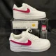 thumbnail image 1 of Ni&ke Air Force 1 Low White (Magenta Custom Painted Swoosh) SC-#45W, 1 of 1
