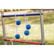 Triumph All Pro Series Press Fit Outdoor Ladderball Set Includes 6 Soft Ball Bolas and Durable Sport Carry Bag